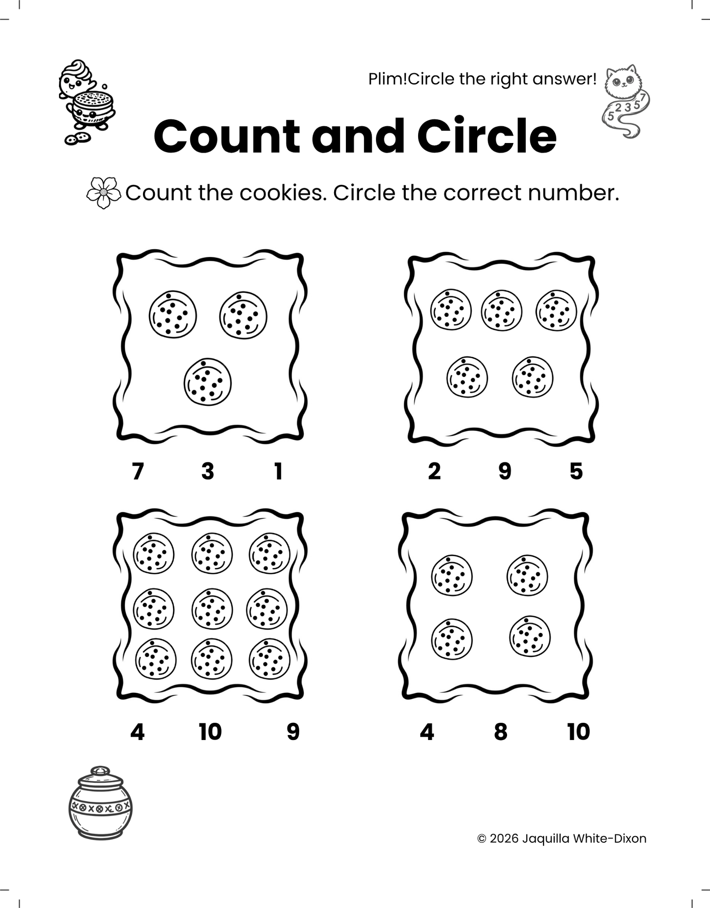 Grandma Warp and the Cookie Jar Portal Activity Workbook™ A Quantum Family Inc. Adventure