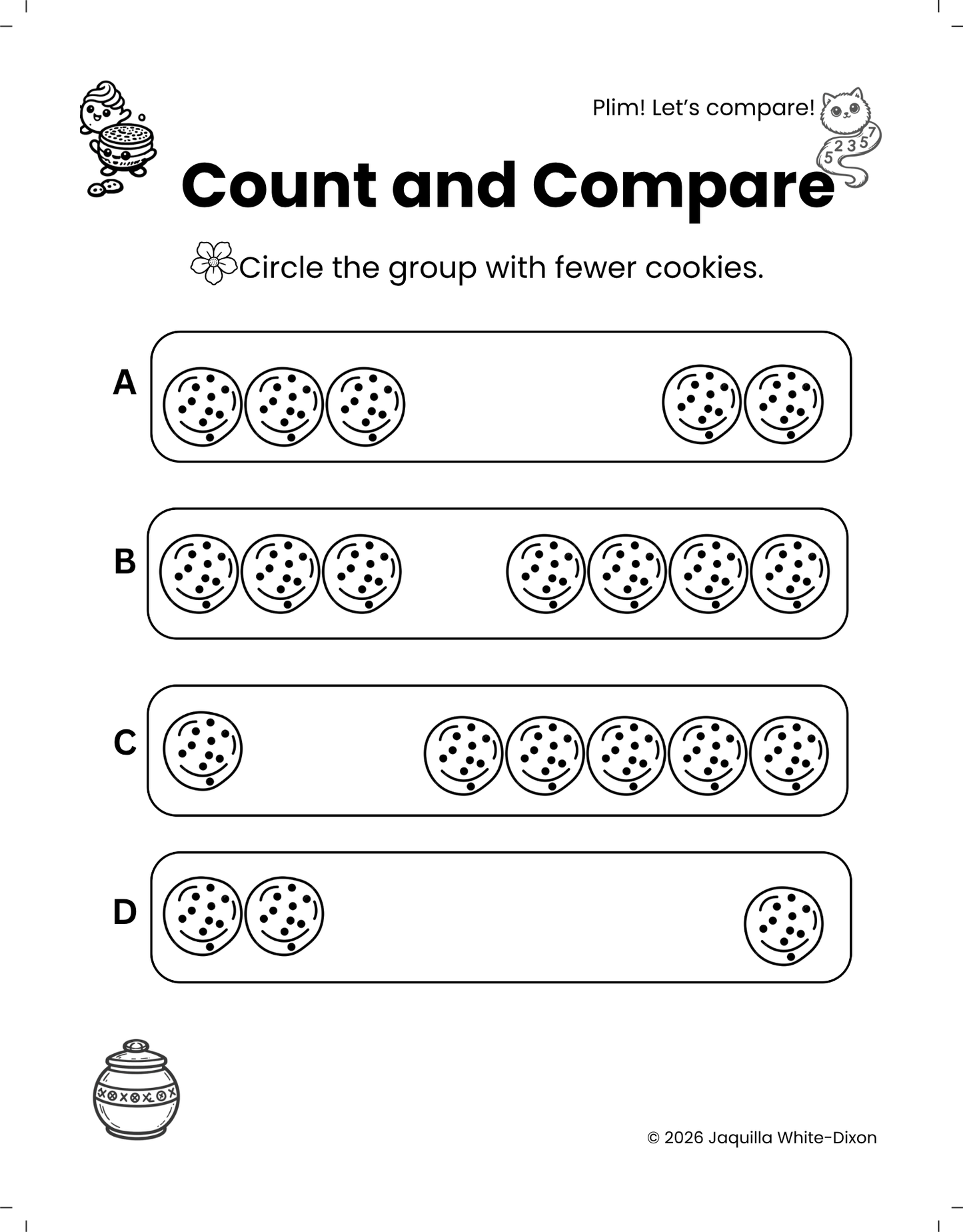 Grandma Warp and the Cookie Jar Portal Activity Workbook™  A Quantum Family Inc. Adventure